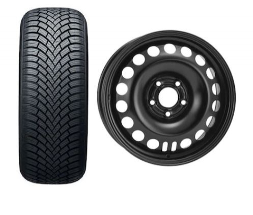 Roata completa Astra J 5x105 janta otel ALCAR 9247 6.5x16 + anvelopa Iarna Nexen Winguard SnowG 3 WH21 205/55R16 91H + Senzor presiune ALCAR